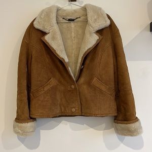 VTG Genuine Leather Shearling Jacket